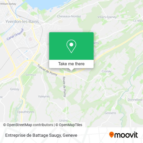 Entreprise de Battage Saugy map