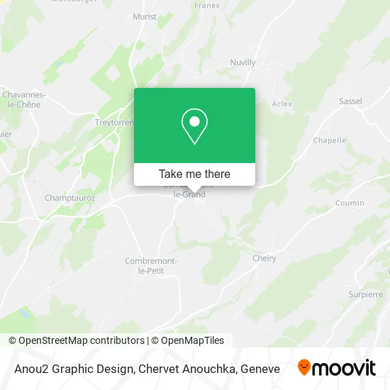 Anou2 Graphic Design, Chervet Anouchka map