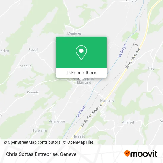 Chris Sottas Entreprise map