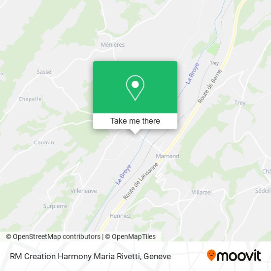 RM Creation Harmony Maria Rivetti map