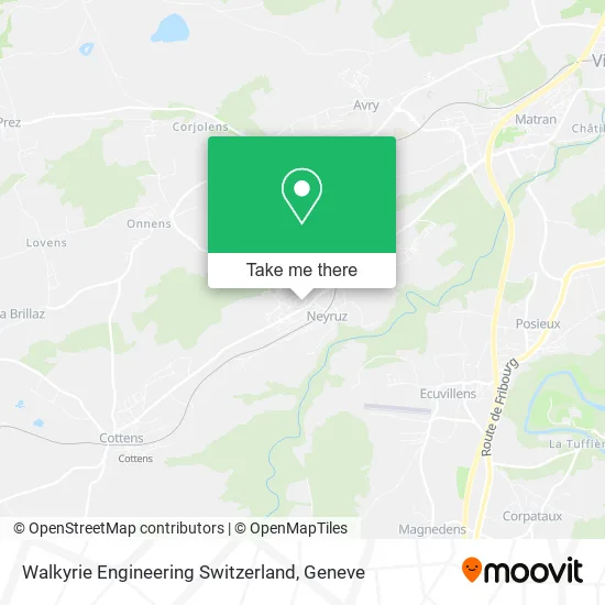 Walkyrie Engineering Switzerland map