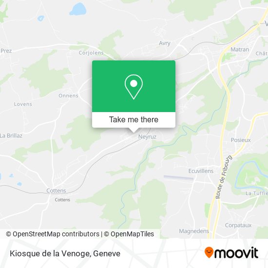 Kiosque de la Venoge map