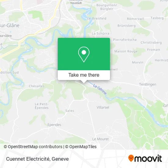 Cuennet Electricité map