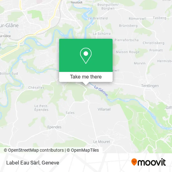 Label Eau Sàrl map