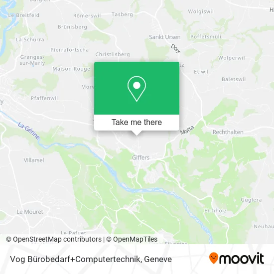 Vog Bürobedarf+Computertechnik map