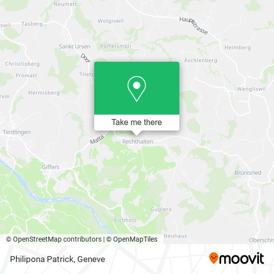 Philipona Patrick map