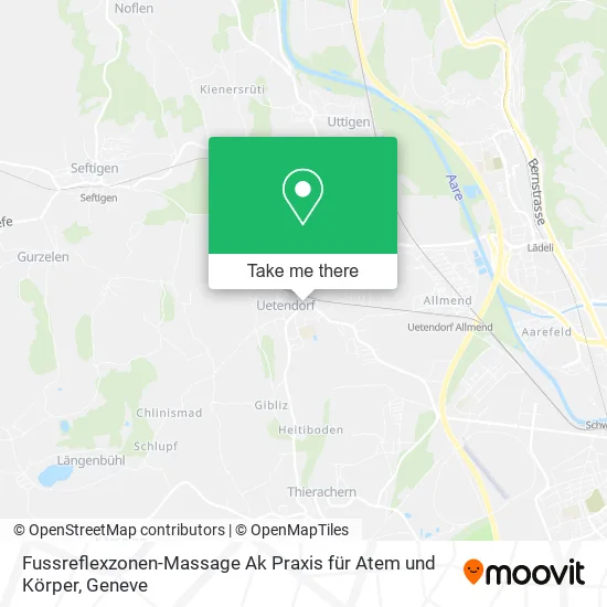 Fussreflexzonen-Massage Ak Praxis für Atem und Körper map