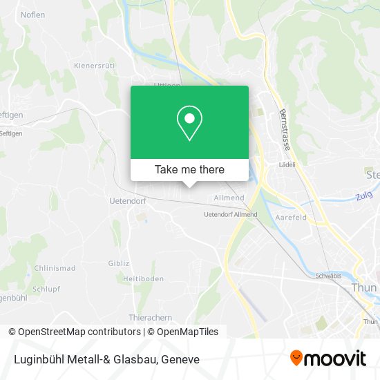 Luginbühl Metall-& Glasbau map