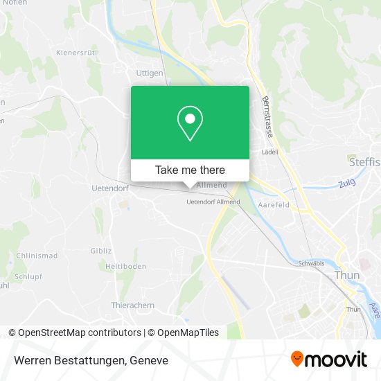 Werren Bestattungen map