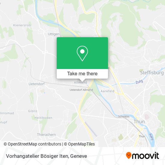 Vorhangatelier Bösiger Iten map