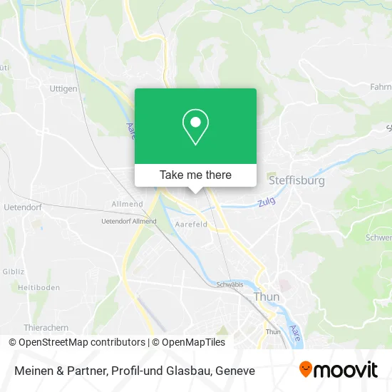 Meinen & Partner, Profil-und Glasbau map