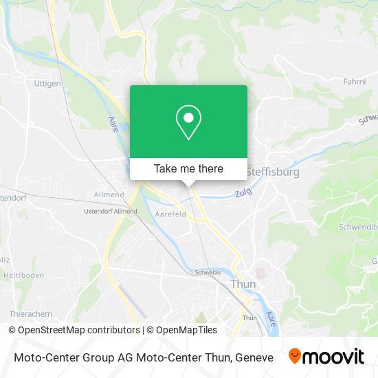 Moto-Center Group AG Moto-Center Thun map