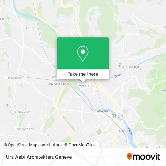 Urs Aebi Architekten map