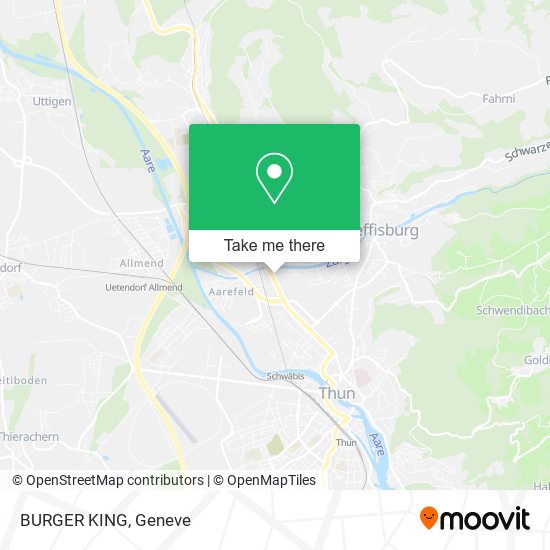 BURGER KING map