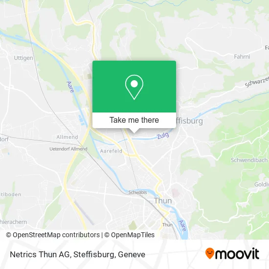 Netrics Thun AG, Steffisburg map