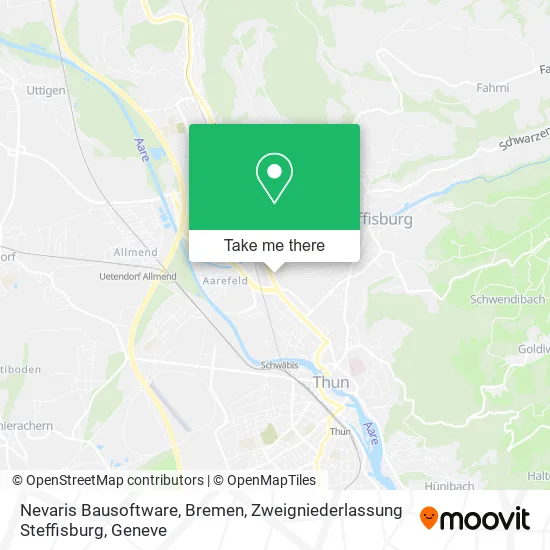Nevaris Bausoftware, Bremen, Zweigniederlassung Steffisburg map