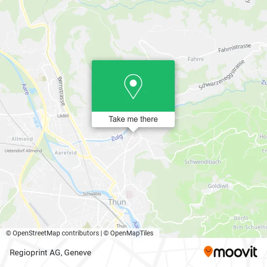 Regioprint AG map