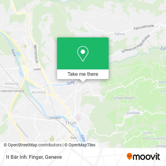 It Bär Inh. Finger map