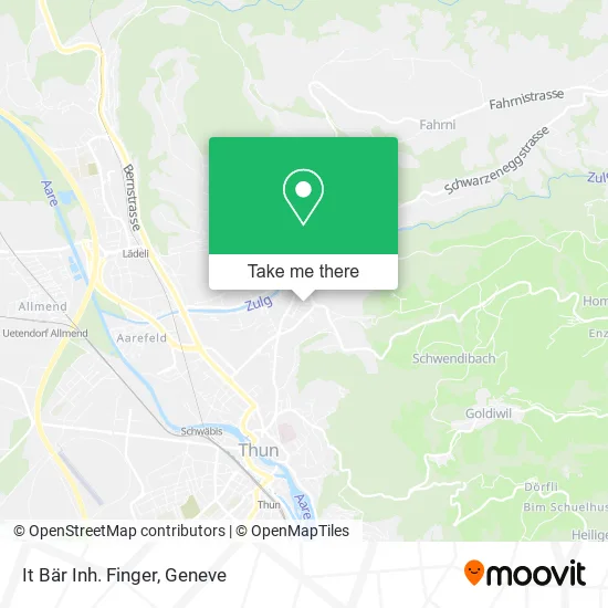 It Bär Inh. Finger map