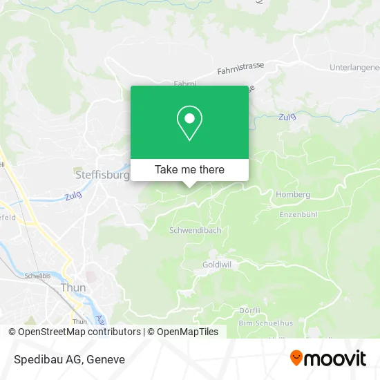 Spedibau AG map