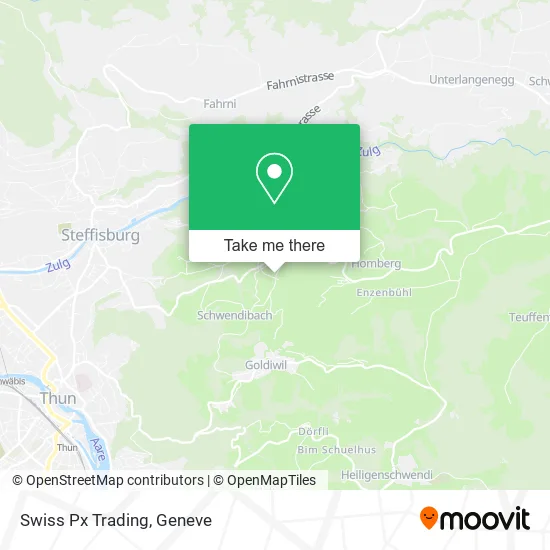 Swiss Px Trading map