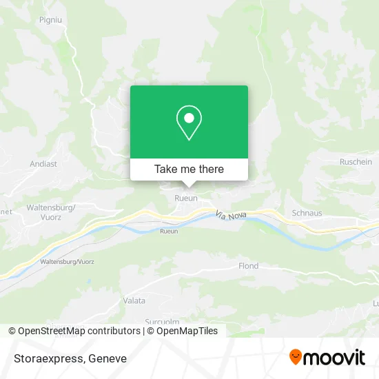 Storaexpress map