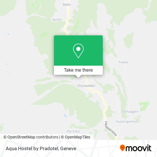 Aqua Hostel by Pradotel map