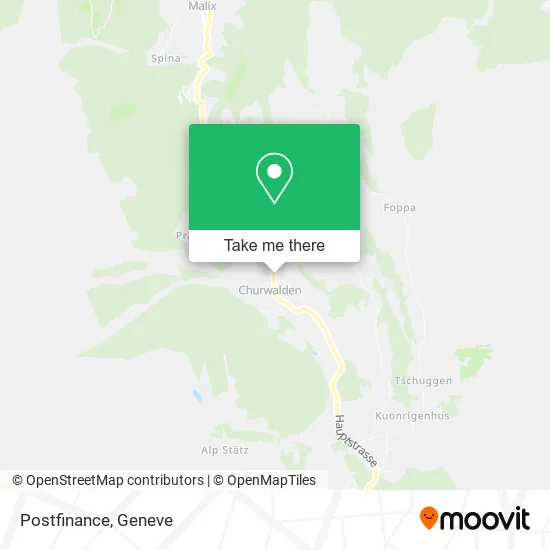 Postfinance map
