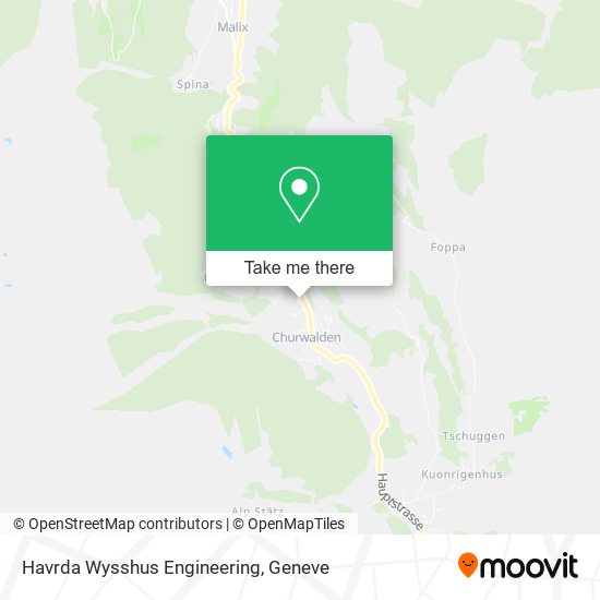 Havrda Wysshus Engineering map