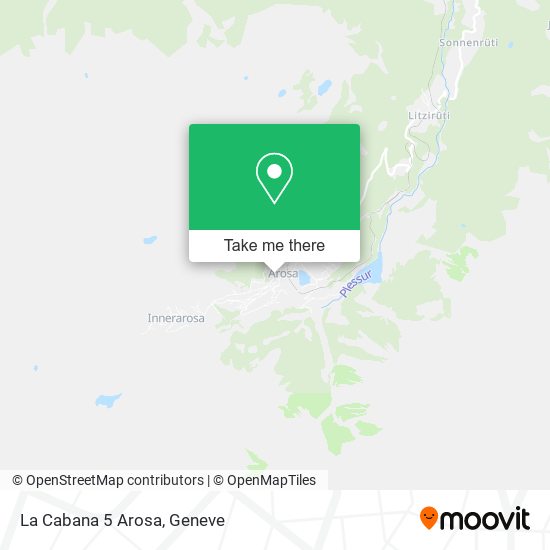 La Cabana 5 Arosa map