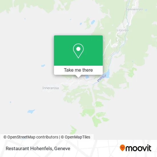 Restaurant Hohenfels map
