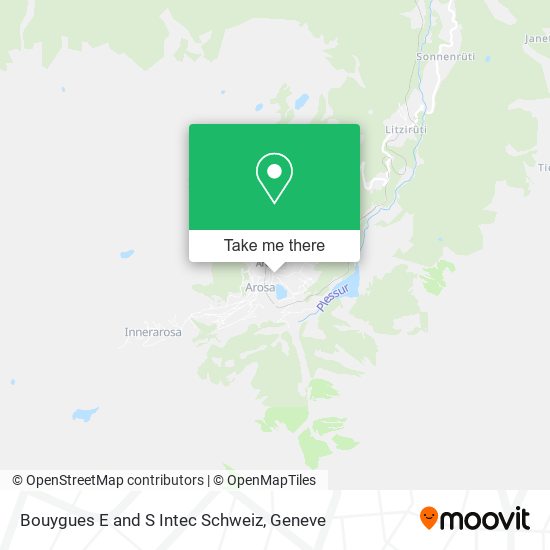 Bouygues E and S Intec Schweiz map