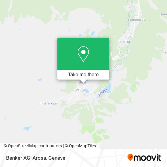 Benker AG, Arosa map