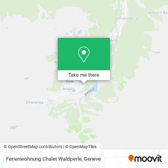 Ferienwohnung Chalet Waldperle map