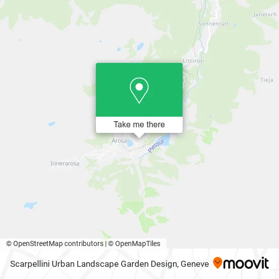 Scarpellini Urban Landscape Garden Design map