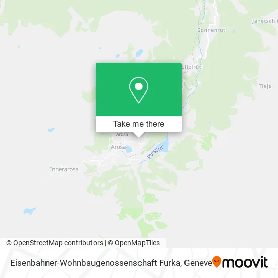 Eisenbahner-Wohnbaugenossenschaft Furka map