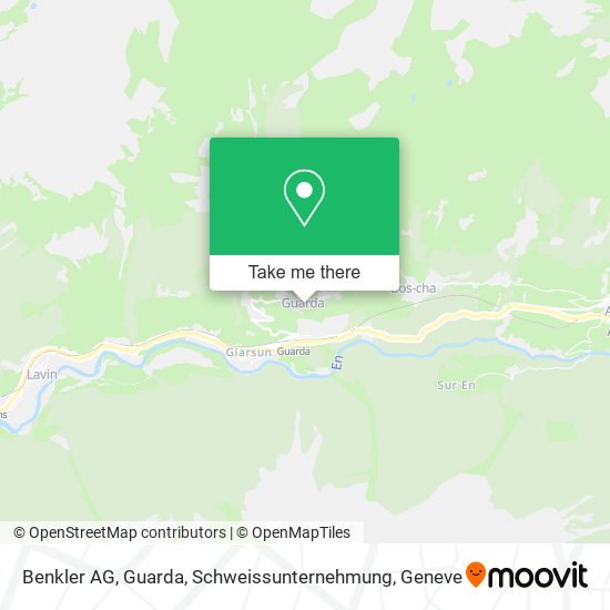 Benkler AG, Guarda, Schweissunternehmung map