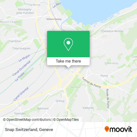 Snap Switzerland map