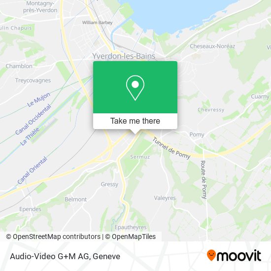 Audio-Video G+M AG map