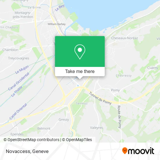 Novaccess map