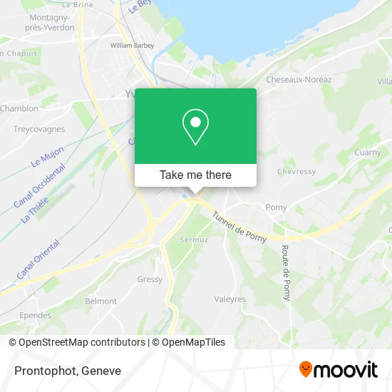 Prontophot map