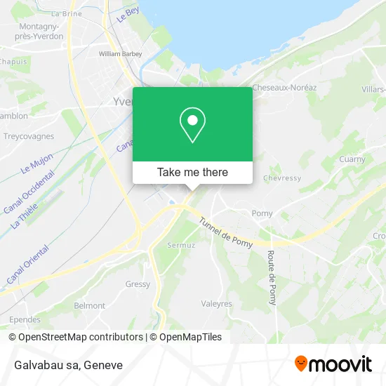 Galvabau sa map