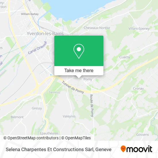 Selena Charpentes Et Constructions Sàrl map