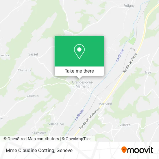 Mme Claudine Cotting map