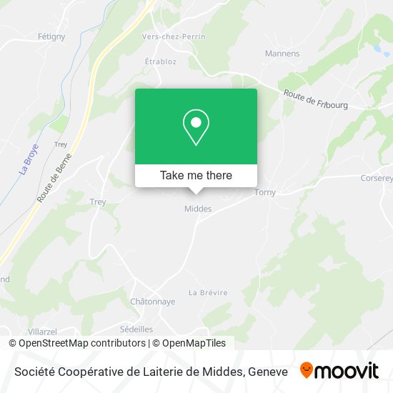 Société Coopérative de Laiterie de Middes map