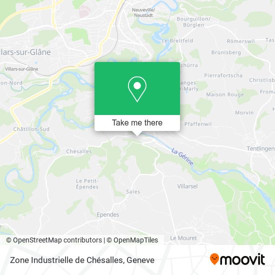 Zone Industrielle de Chésalles map