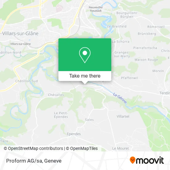 Proform AG/sa map