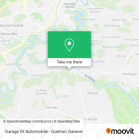 Garage Gt Automobile - Guettari map