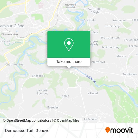 Demousse Toît map