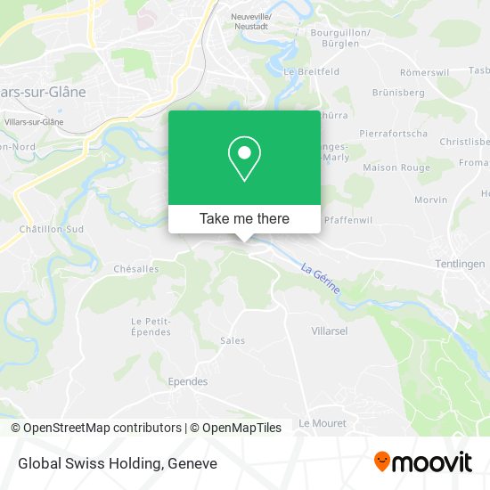 Global Swiss Holding map